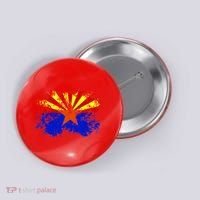 Arizona State Flag Grunge Button thumb 0