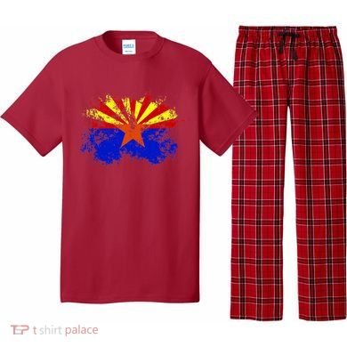 Arizona State Flag Grunge Pajama Set