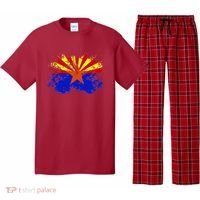 Arizona State Flag Grunge Pajama Set thumb 0