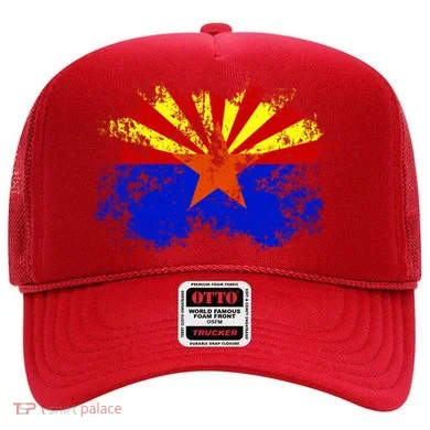 Arizona State Flag Grunge Hat