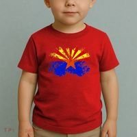 Arizona State Flag Grunge Toddler T-Shirt thumb 2