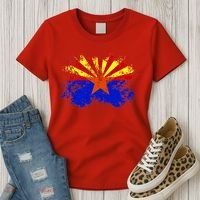 Arizona State Flag Grunge Women's T-Shirt thumb 3