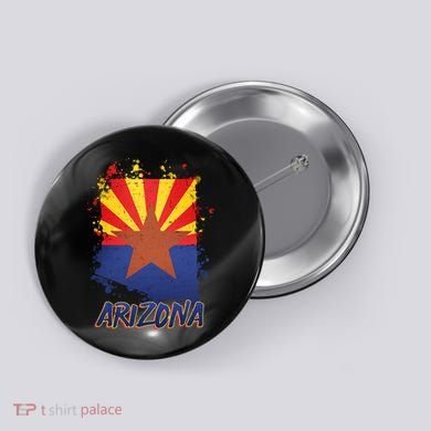 Arizona State Star Flag Button