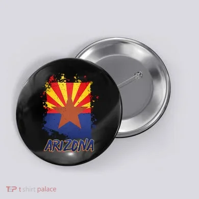 Arizona State Star Flag Button