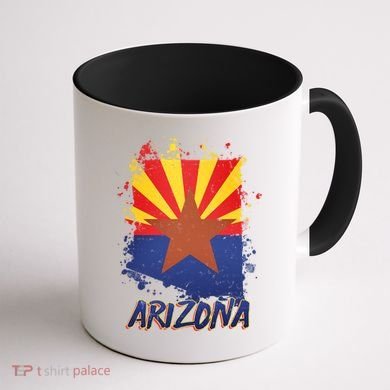 Arizona State Star Flag Coffee Mug back