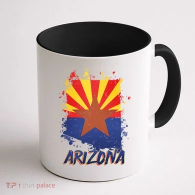 Arizona State Star Flag Coffee Mug back