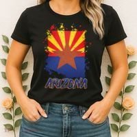 Arizona State Star Flag Women's T-Shirt thumb 2