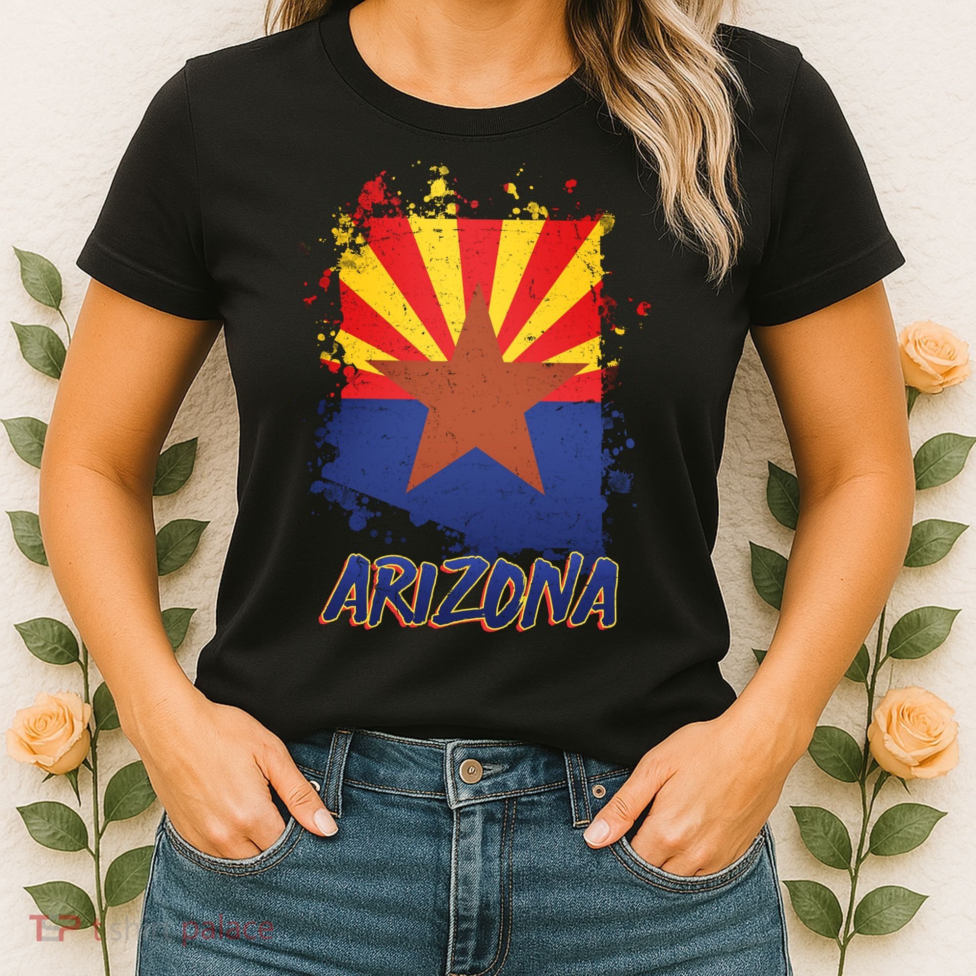 Arizona State Star Flag Women's T-Shirt
