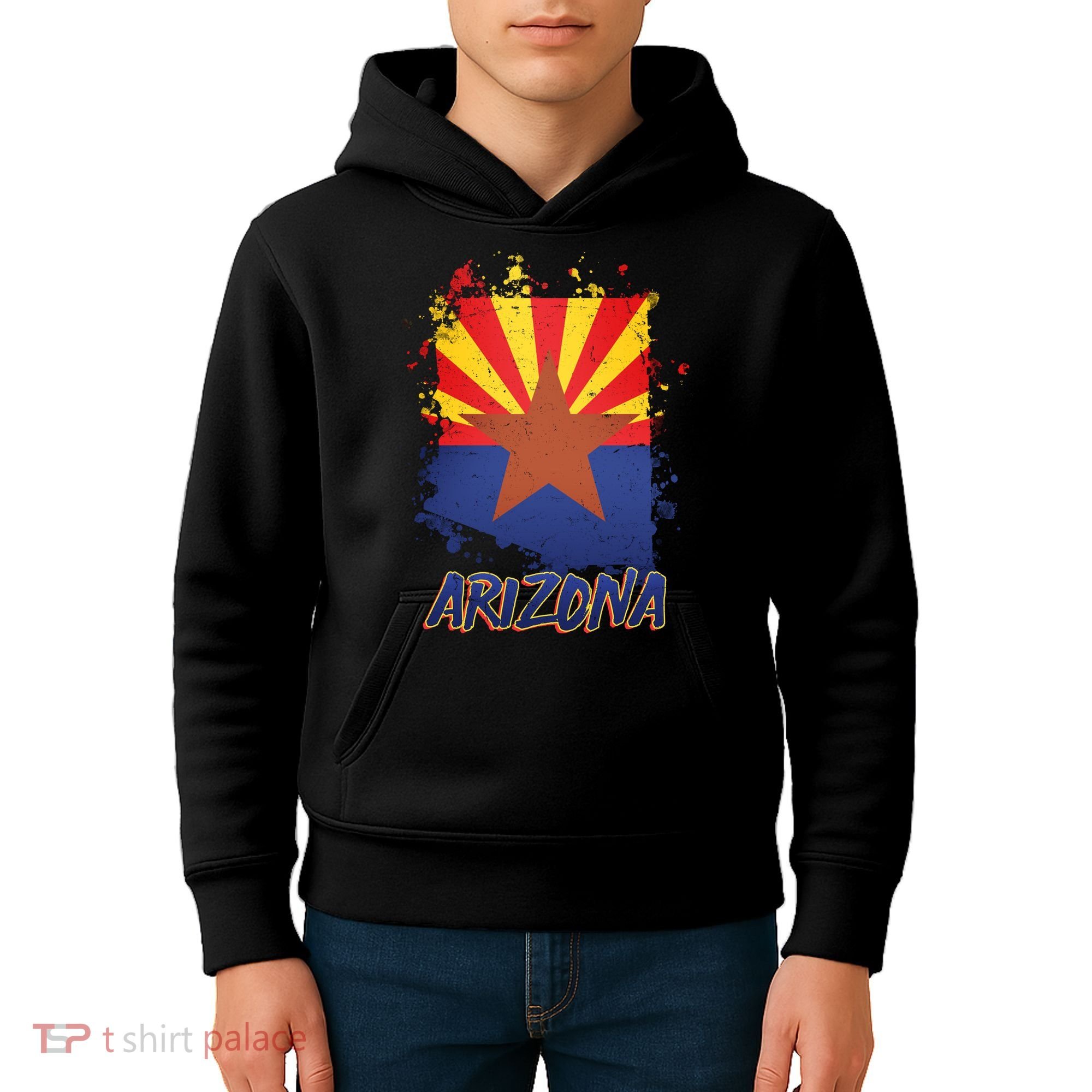 Arizona State Star Flag Kids Hoodie