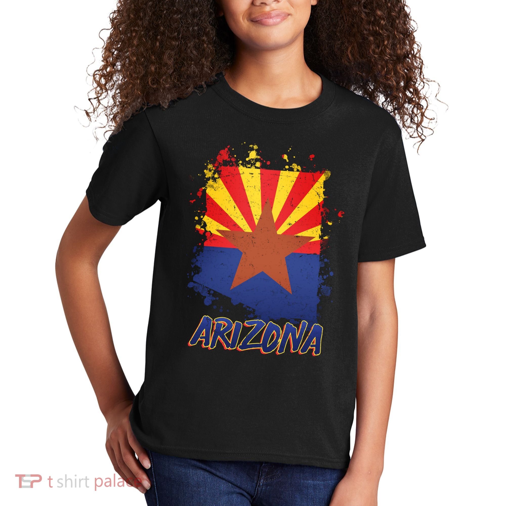 Arizona State Star Flag Kids T-Shirt