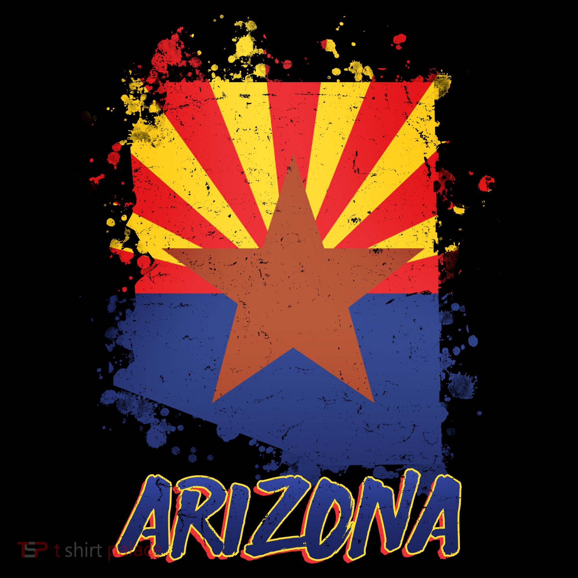 Arizona State Star Flag Tote Bag