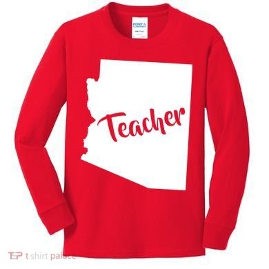 Arizona Teacher Kids Long Sleeve Shirt