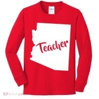 Arizona Teacher Kids Long Sleeve Shirt thumb 0