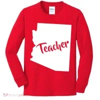 Arizona Teacher Kids Long Sleeve Shirt thumb 0