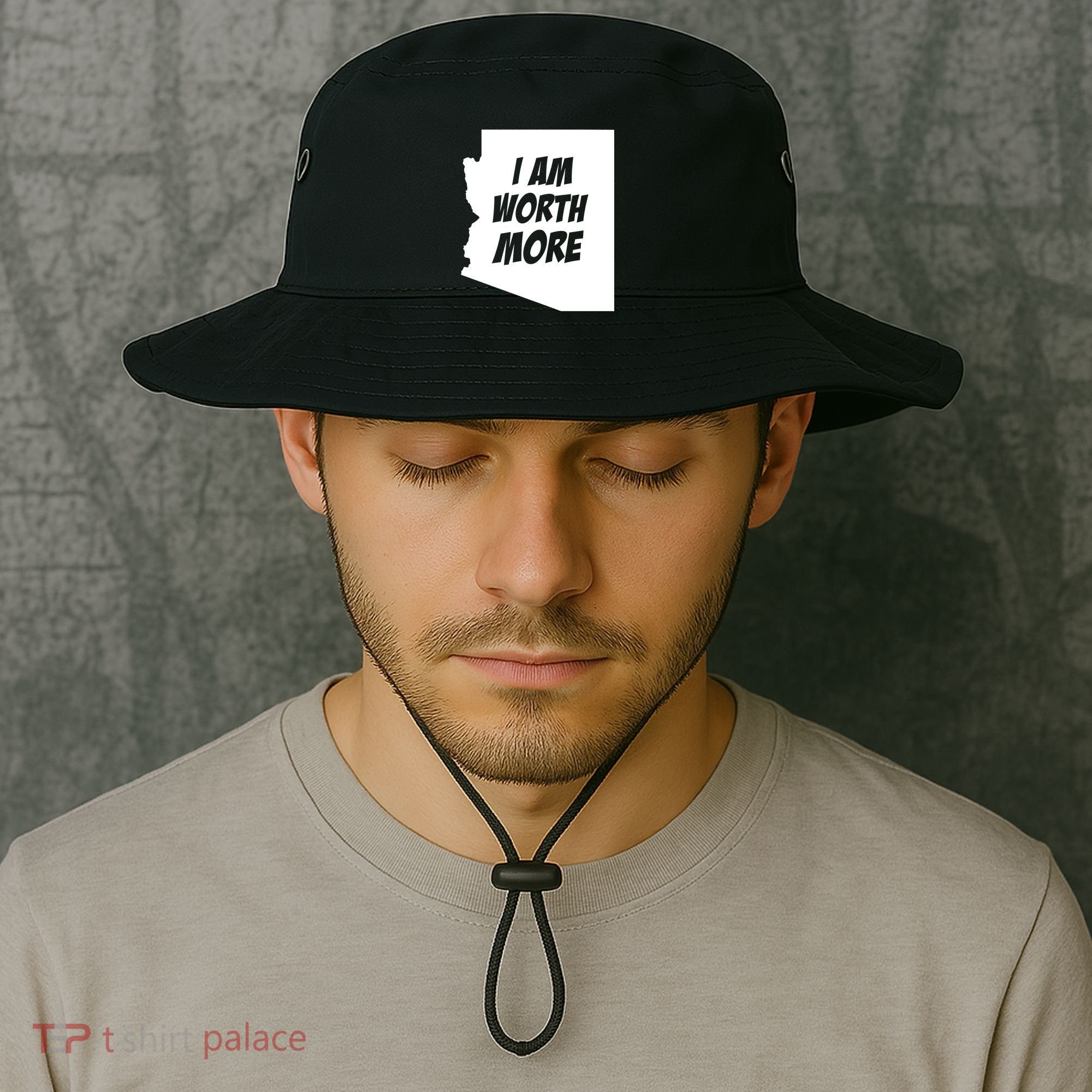 Arizona Teacher Protest I Am Worth More Bucket Hat