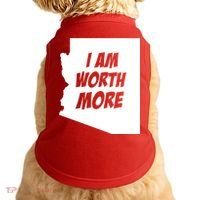 Arizona Teacher Protest I Am Worth More Doggie Tank thumb 0