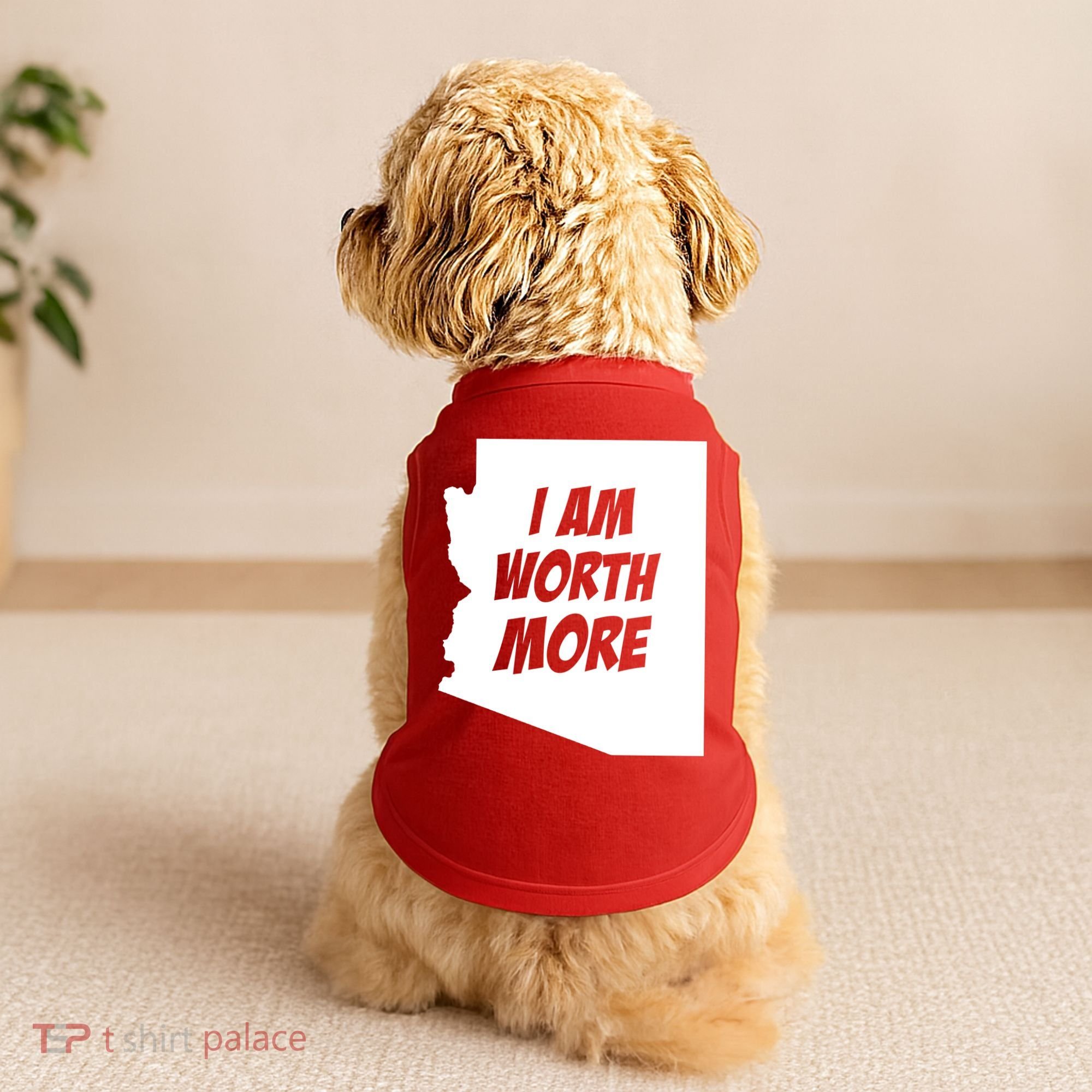 Arizona Teacher Protest I Am Worth More Doggie Tank