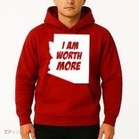 Arizona Teacher Protest I Am Worth More Hoodie thumb 2
