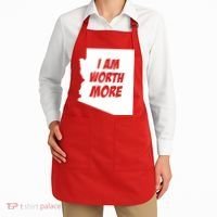 Arizona Teacher Protest I Am Worth More Apron thumb 2