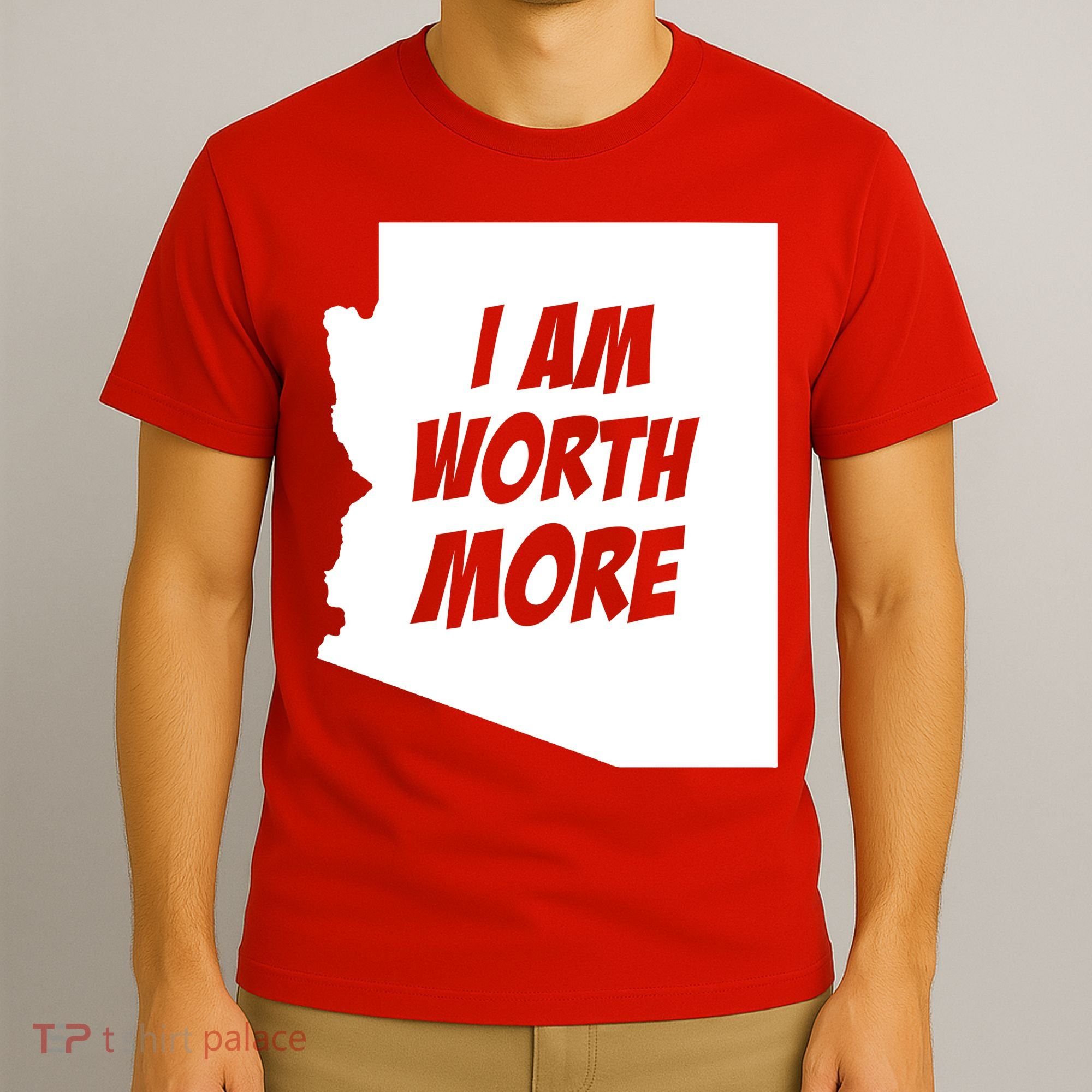 Arizona Teacher Protest I Am Worth More T-Shirt