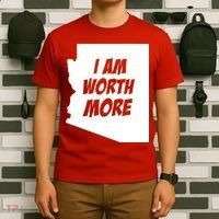 Arizona Teacher Protest I Am Worth More T-Shirt thumb 6