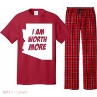 Arizona Teacher Protest I Am Worth More Pajama Set thumb 0