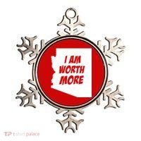 Arizona Teacher Protest I Am Worth More Ornament thumb 0