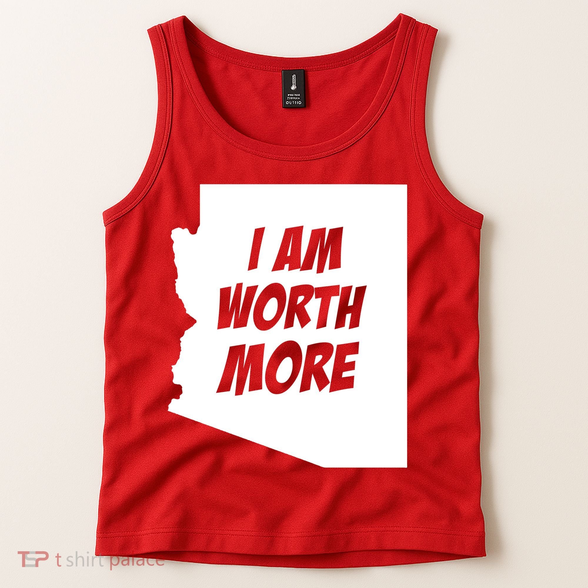 Arizona Teacher Protest I Am Worth More Tank Top