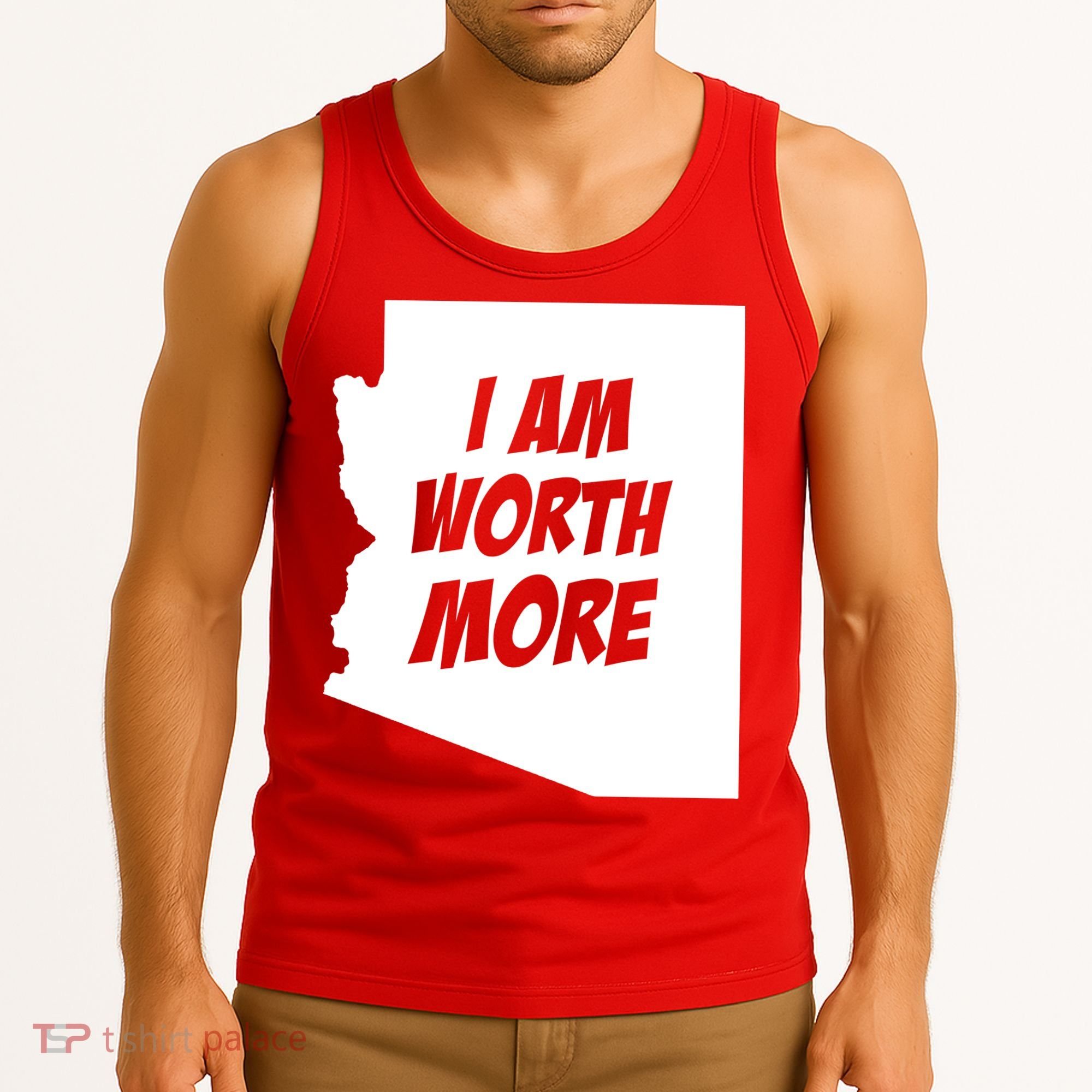 Arizona Teacher Protest I Am Worth More Tank Top
