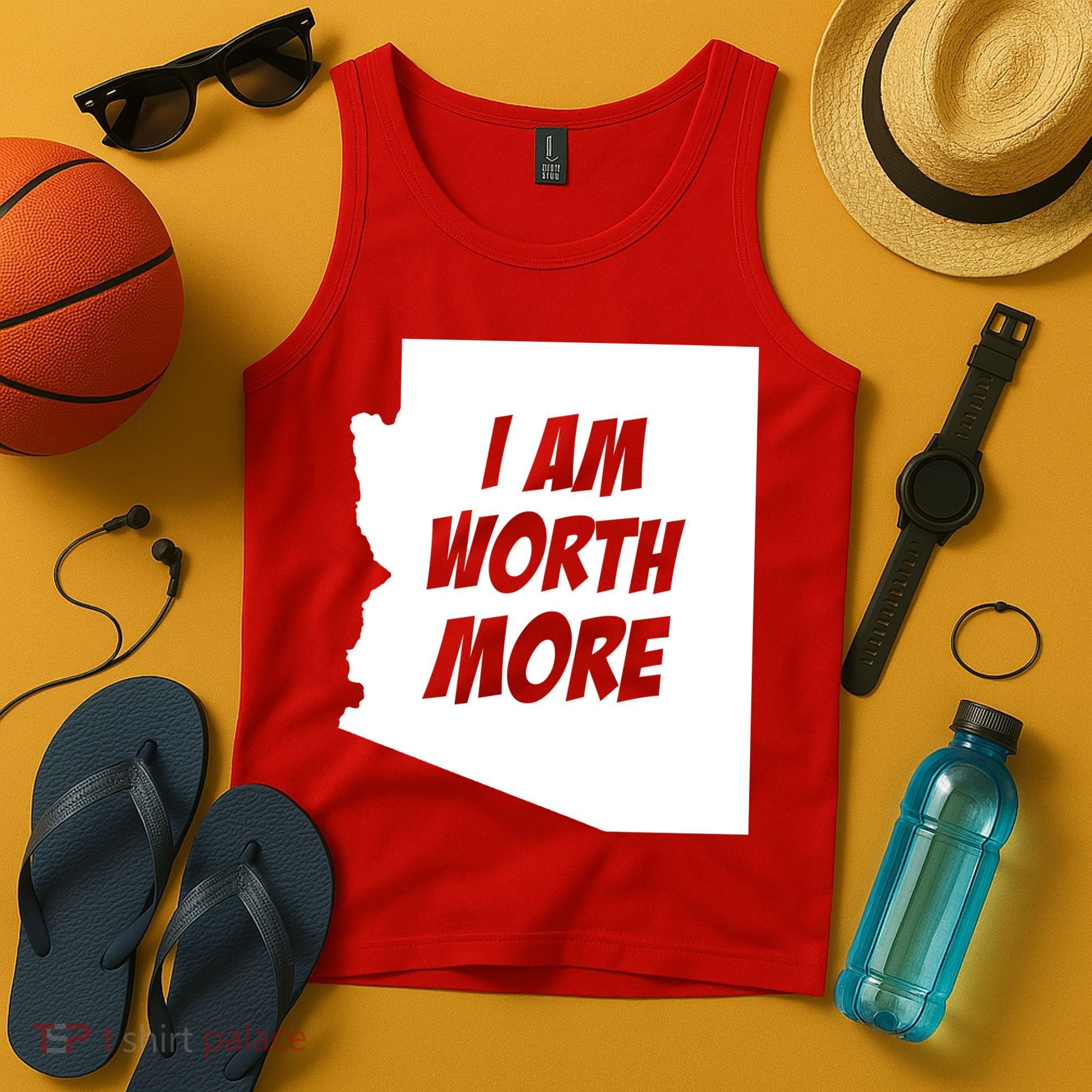 Arizona Teacher Protest I Am Worth More Tank Top