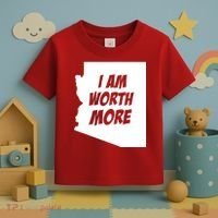 Arizona Teacher Protest I Am Worth More Toddler T-Shirt thumb 3