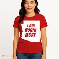 Arizona Teacher Protest I Am Worth More Women's T-Shirt thumb 4