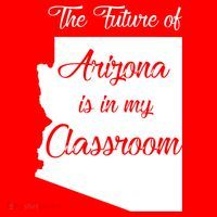 Arizona Teacher The Future Of Arizona Is In My Classroom Ornament thumb 1