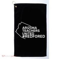 Arizona Teachers United Red For Ed #redfored Golf Towel thumb 0