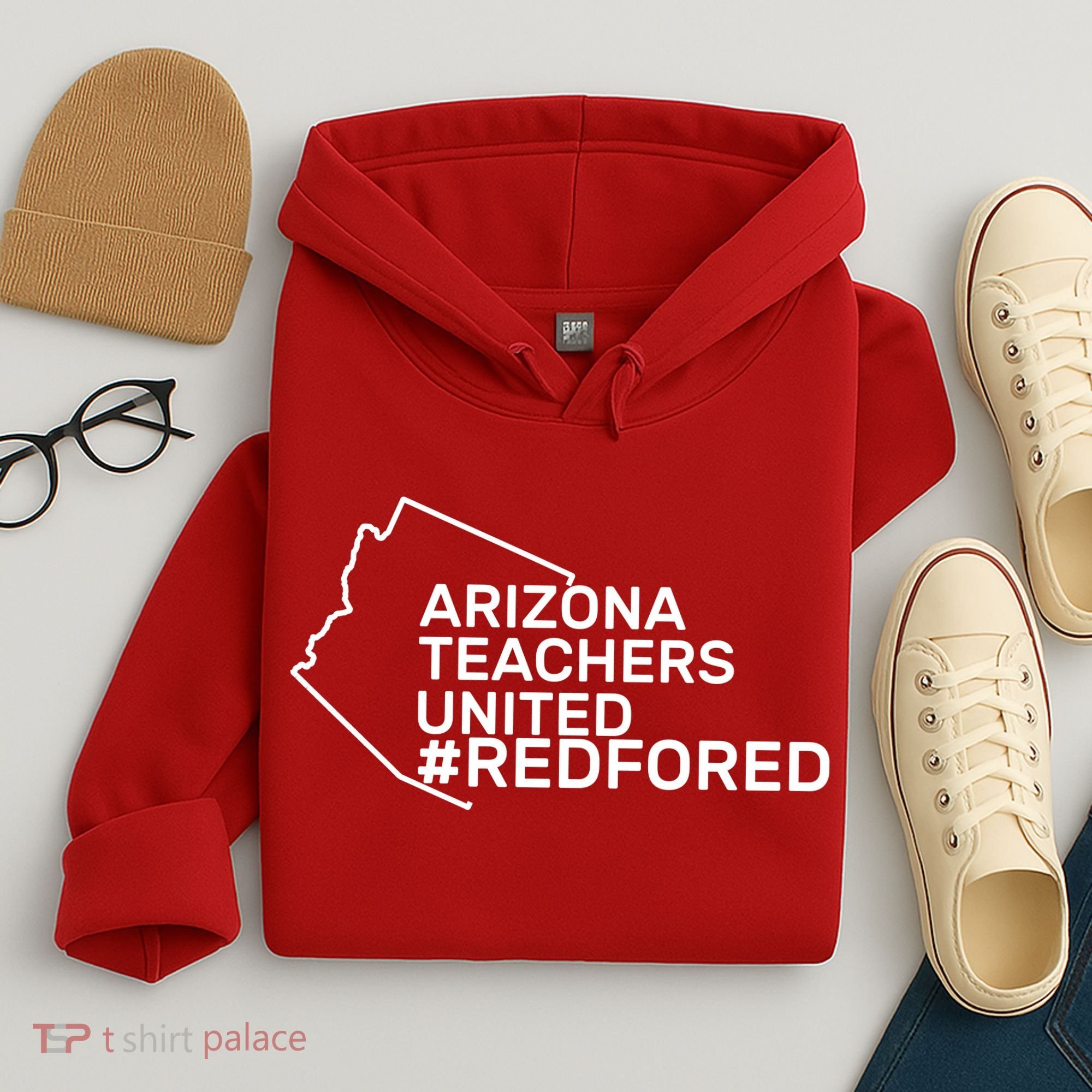 Arizona Teachers United Red For Ed #redfored Hoodie