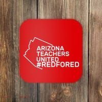 Arizona Teachers United Red For Ed #redfored Coaster thumb 0