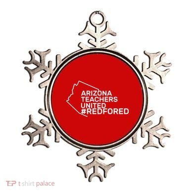 Arizona Teachers United Red For Ed #redfored Ornament