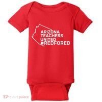 Arizona Teachers United Red For Ed #redfored Baby Bodysuit thumb 0