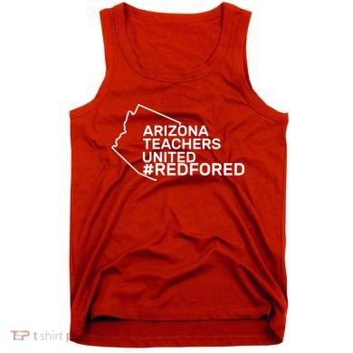 Arizona Teachers United Red For Ed #redfored Tank Top