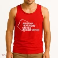 Arizona Teachers United Red For Ed #redfored Tank Top thumb 3