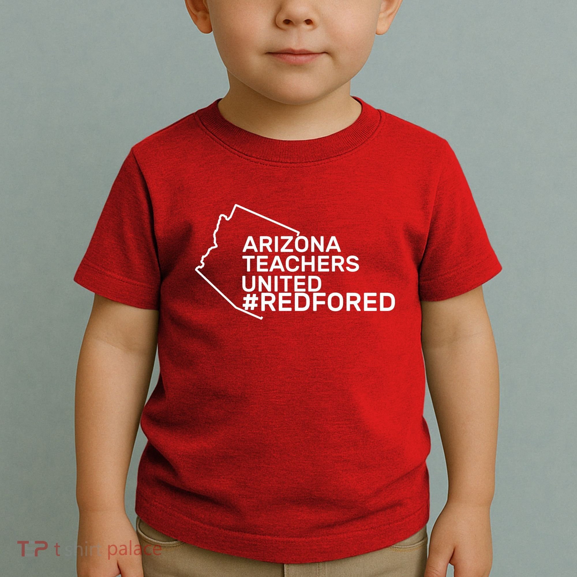 Arizona Teachers United Red For Ed #redfored Toddler T-Shirt