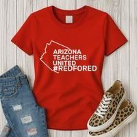Arizona Teachers United Red For Ed #redfored Women's T-Shirt thumb 3