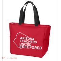 Arizona Teachers United Red For Ed #redfored Tote Bag thumb 3