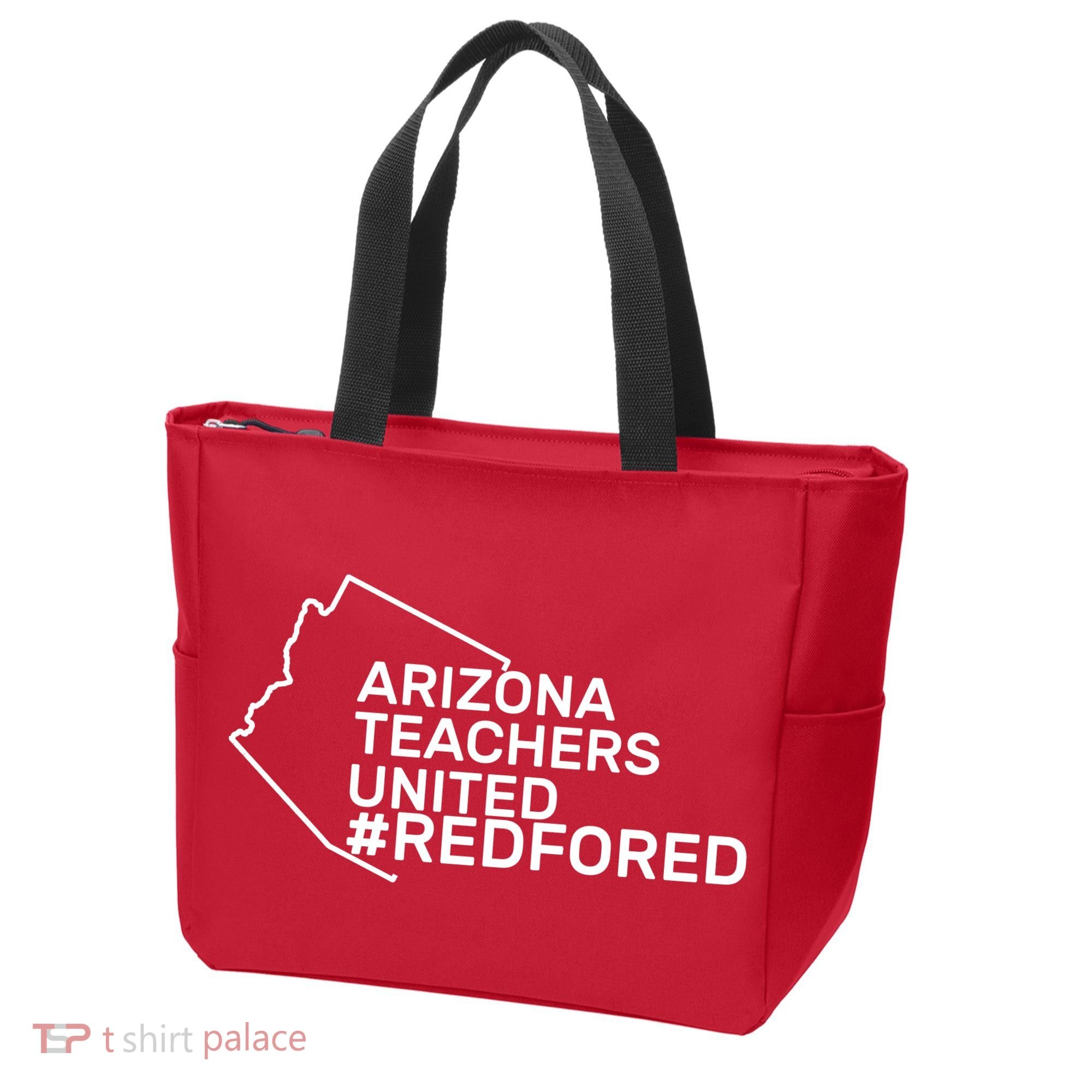 Arizona Teachers United Red For Ed #redfored Tote Bag