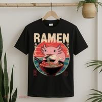 Axolotl Ramen Japanese Noodles Kawaii Anime Axolotl T-Shirt thumb 2