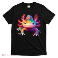 Axolotl Rainbow Kawaii Colorful Axolotl Lovers Herpetologist T-Shirt thumb 0