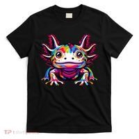 Axolotl Rainbow Kawaii Colorful Love Axolotls Herpetologist T-Shirt thumb 0
