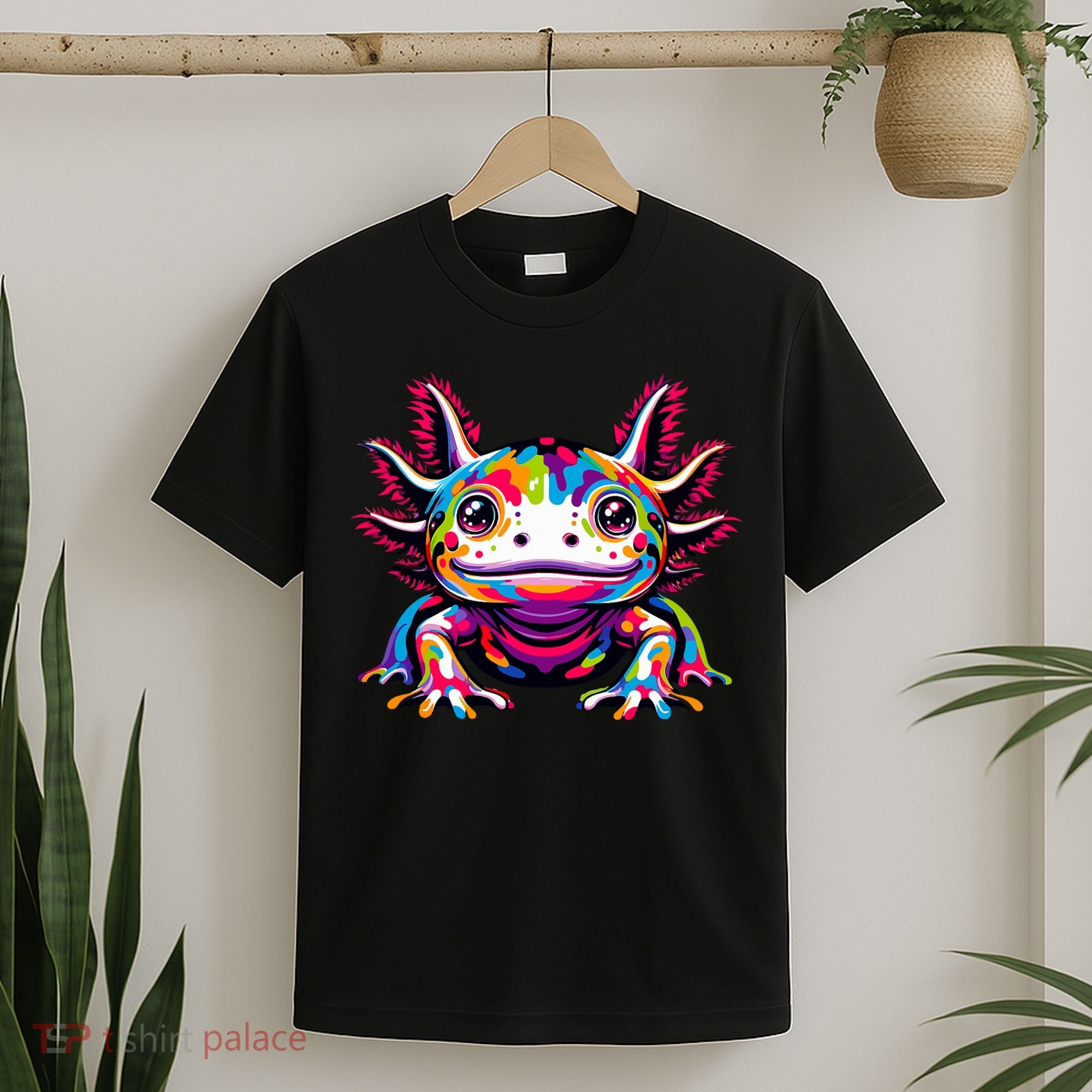 Axolotl Rainbow Kawaii Colorful Love Axolotls Herpetologist T-Shirt