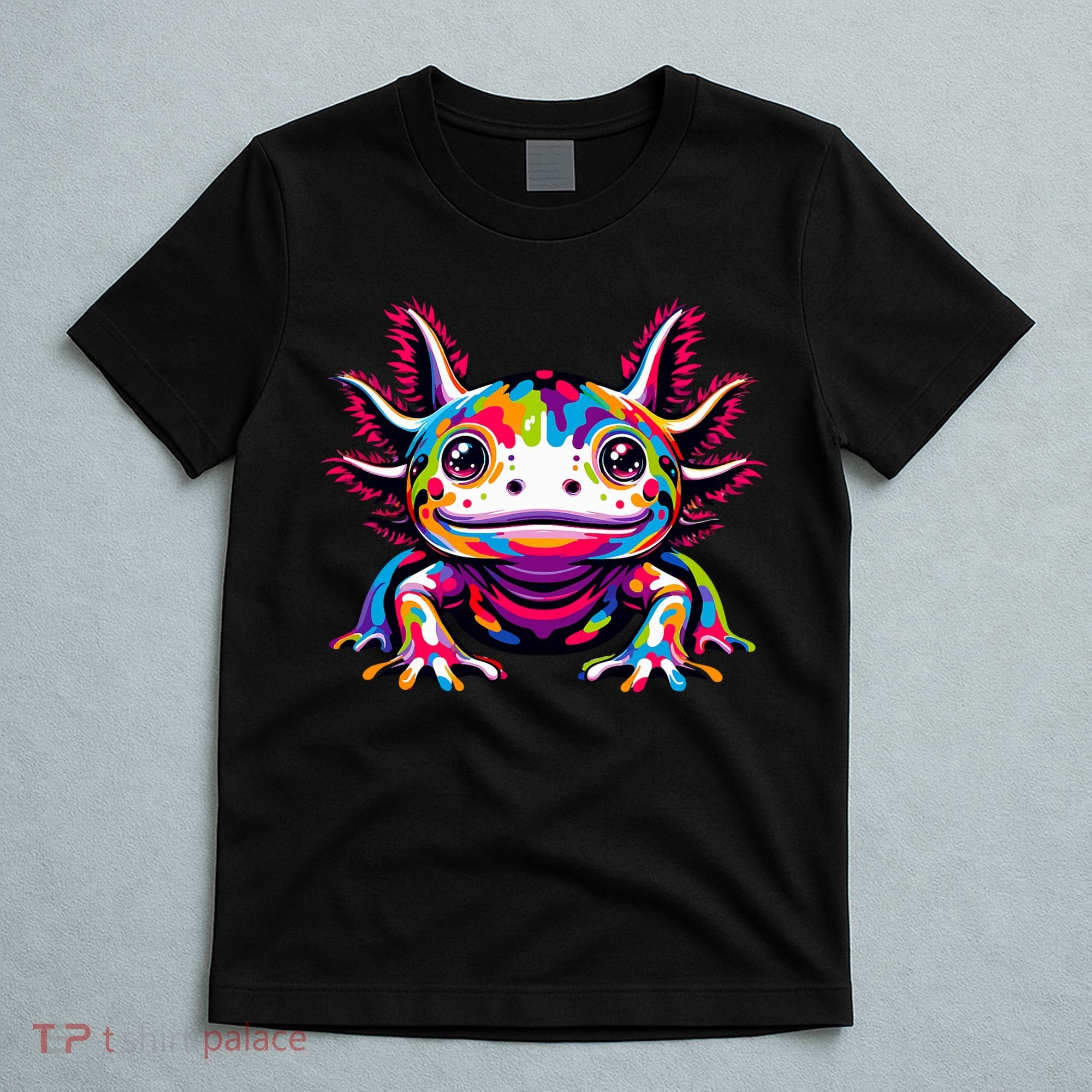Axolotl Rainbow Kawaii Colorful Love Axolotls Herpetologist T-Shirt