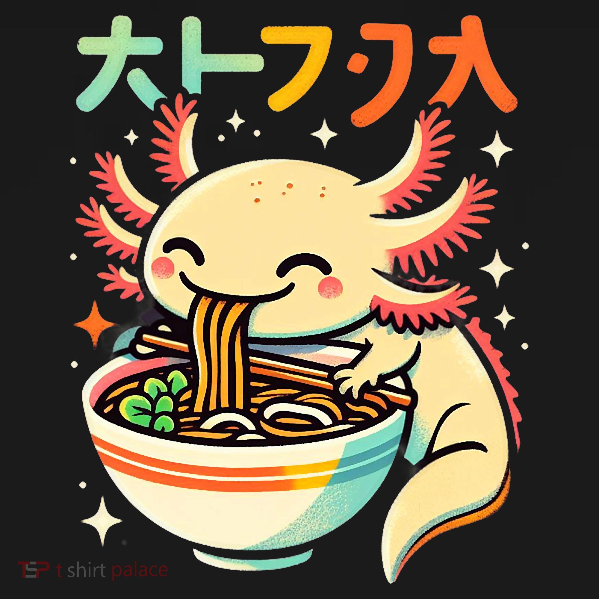 Axolotl Ramen Kawaii Neko Japanese Noodles Aesthetic Hoodie